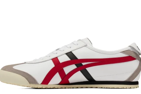 Onitsuka Tiger Mexico 66 "WHITE CLASSIC RED" Schoenen